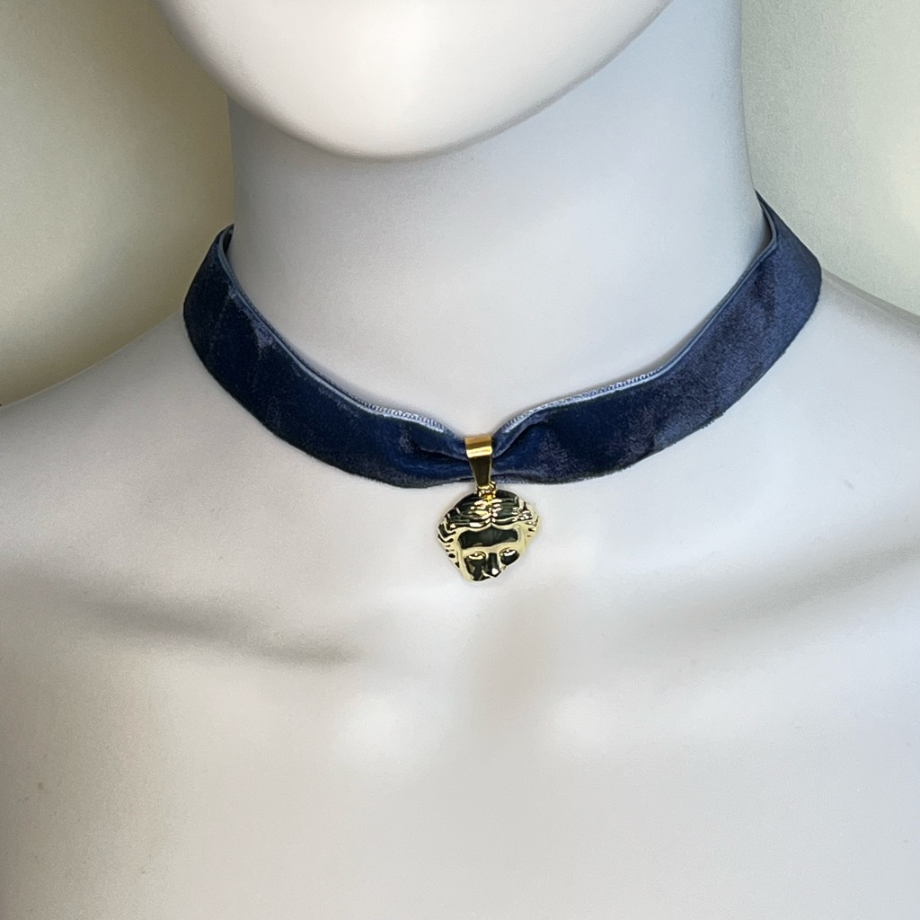 Elegant Trendy Velvet Choker With Pendant - Stylish Glam Choker 29$